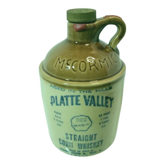 Vtg. McCormick 1969 Straight Corn Whiskey Jug Aged in Platte Valley Weston, MO - Picture 5 of 8